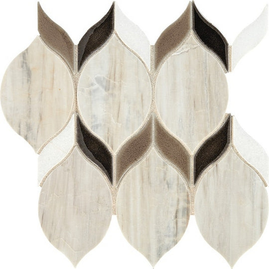 Daltile Fonte Double Leaf Mosaic 8" x 10"