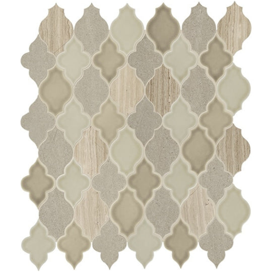 Daltile Raine 11" x 11" Arabesque Mosaic