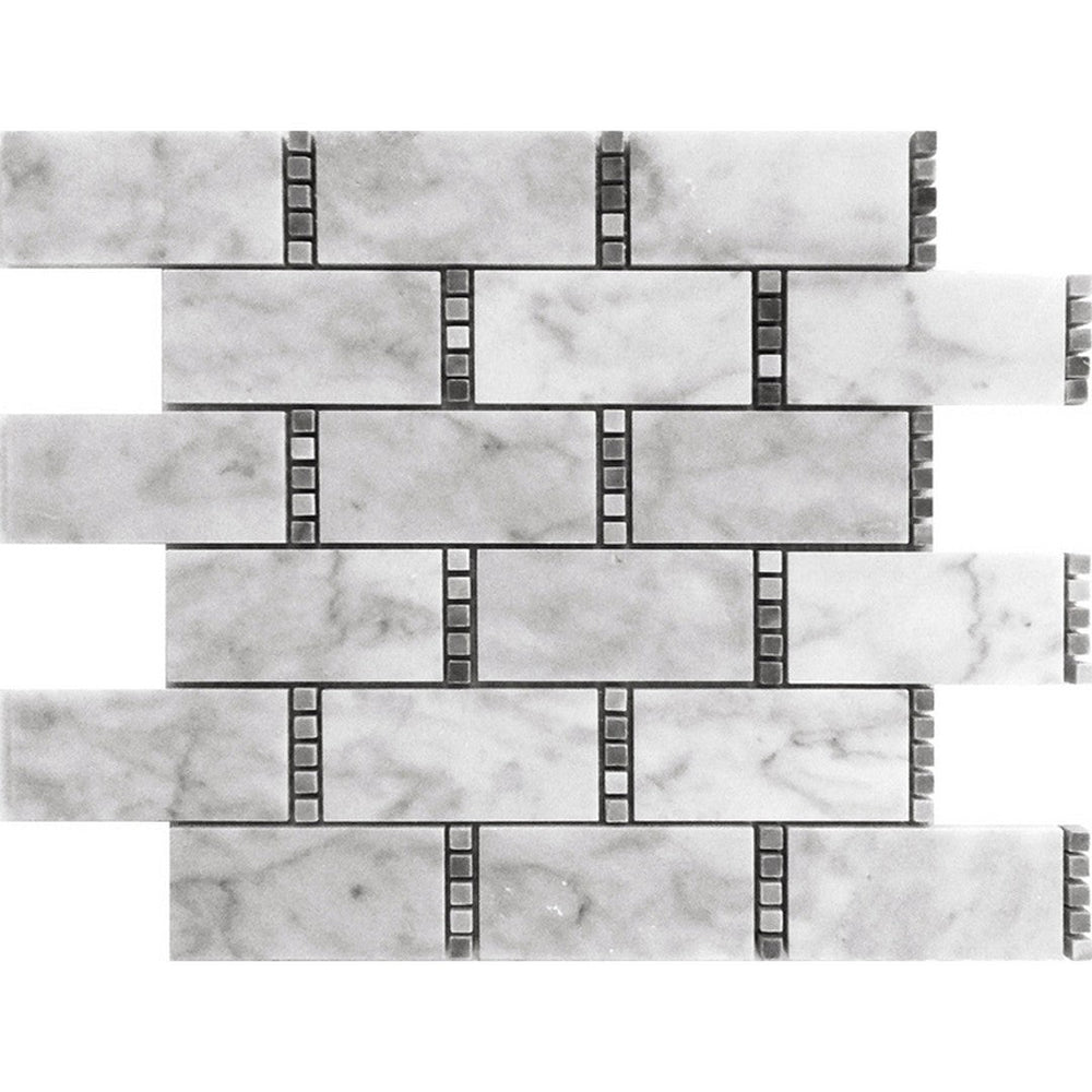 MiR Dc Metro 11.7" x 13" Polished Natural Stone Mosaic