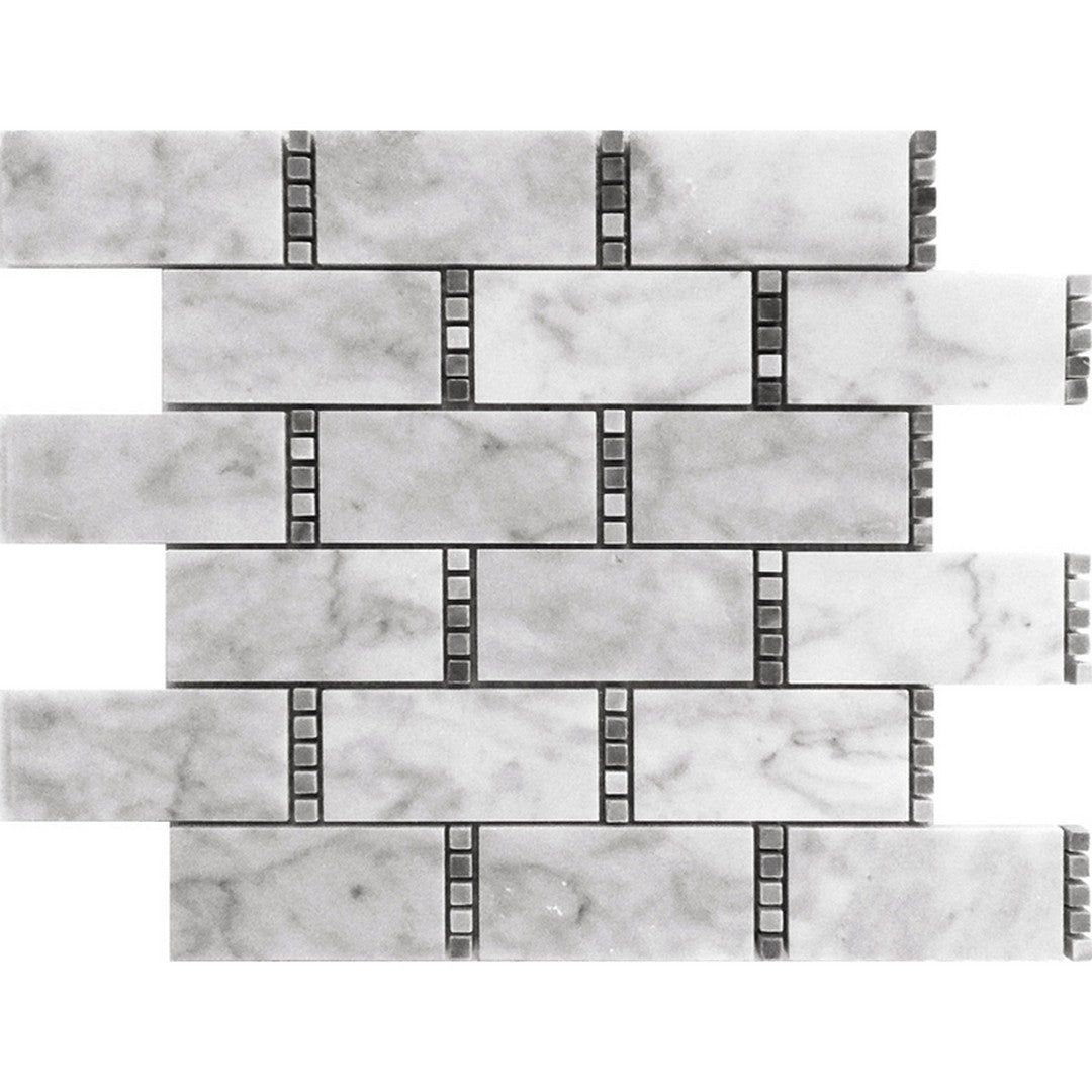 MiR Dc Metro 11.7" x 13" Polished Natural Stone Mosaic