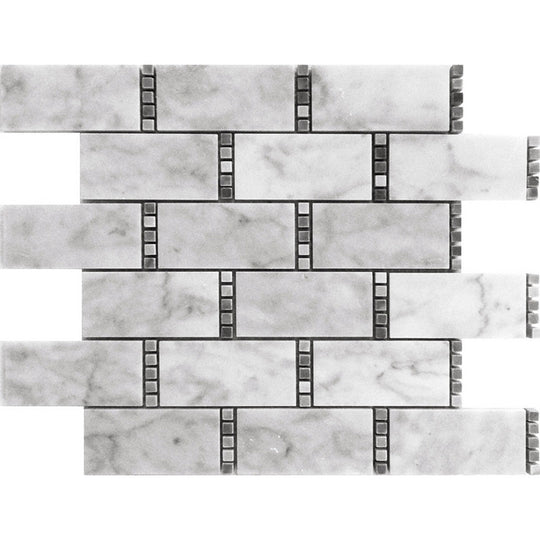 MiR Dc Metro 11.7" x 13" Polished Natural Stone Mosaic