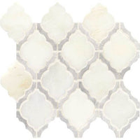 American Olean 12" x 12" Candora Polished Natural Stone Mini Arabesque Mosaic