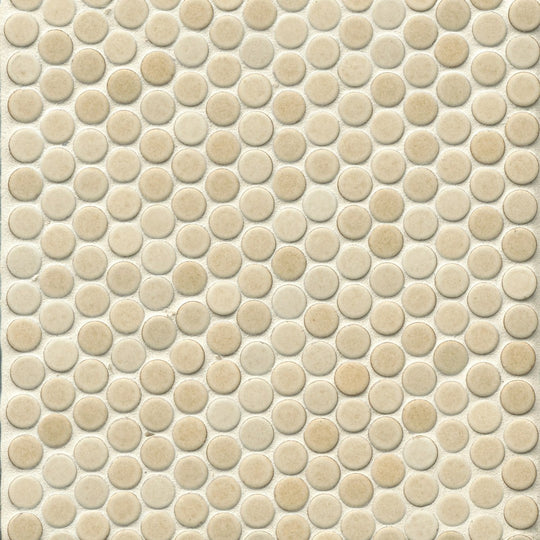 Bedrosians 360° 12" x 12" Penny Rounds Mosaic Matte