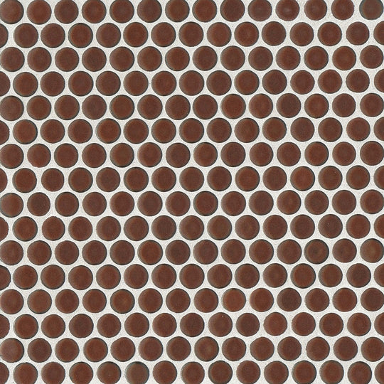 Bedrosians 360° 12" x 12" Penny Rounds Mosaic Gloss