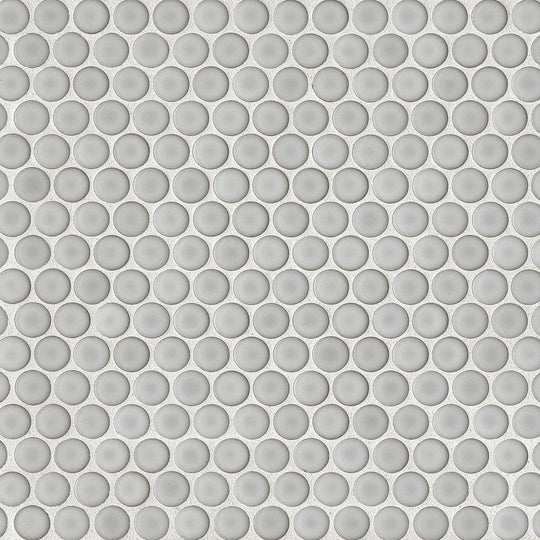 Bedrosians 360° 12" x 12" Penny Rounds Mosaic Gloss