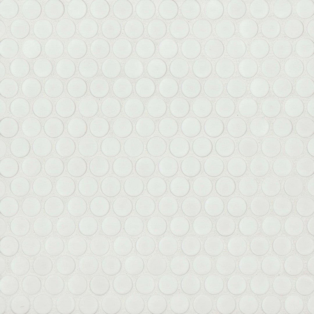 Bedrosians 360° 12" x 12" Penny Rounds Mosaic Matte