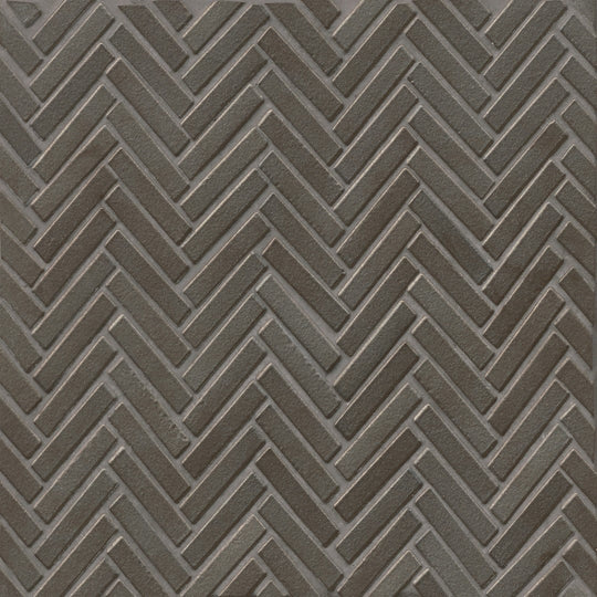 Bedrosians 90° 11" x 12.25" Herringbone Mosaic Gloss