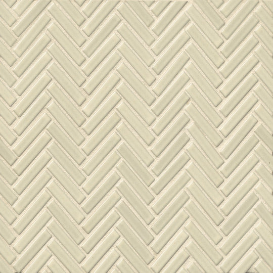 Bedrosians 90° 11" x 12.25" Herringbone Mosaic Gloss