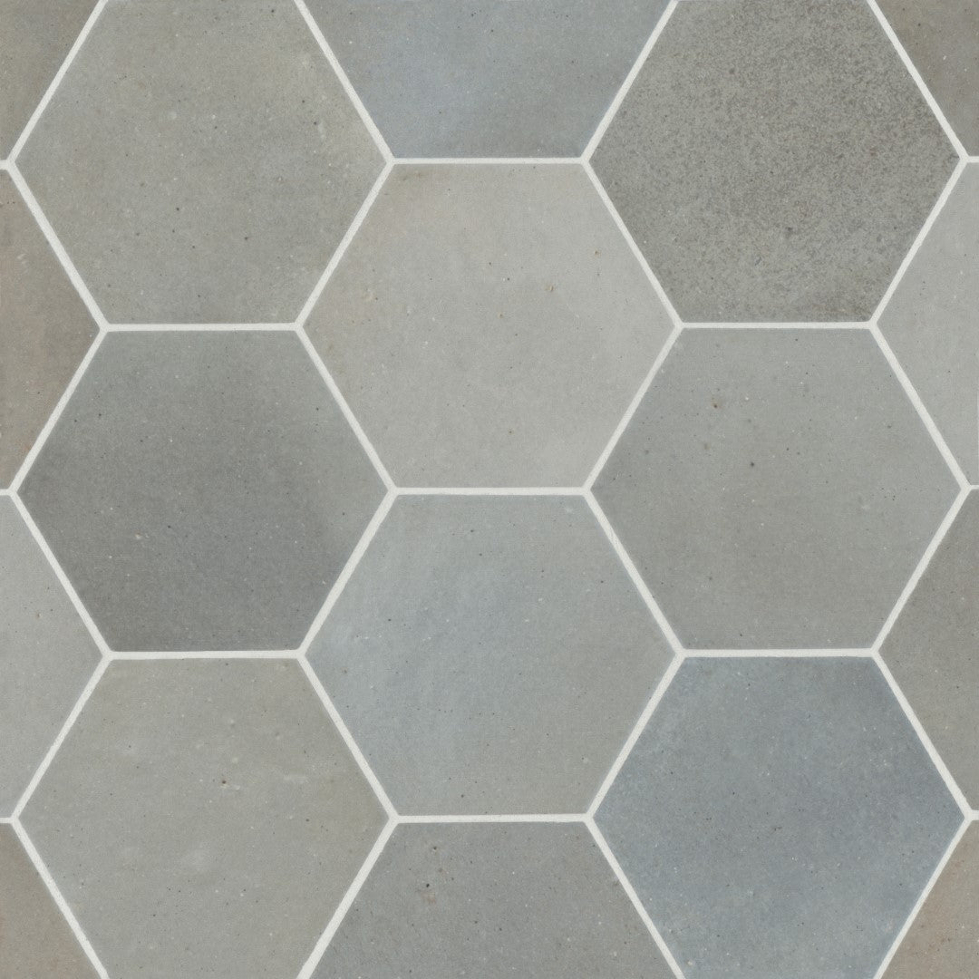 Bedrosians Celine 4" x 4.5" Matte Porcelain Hex Field Tile