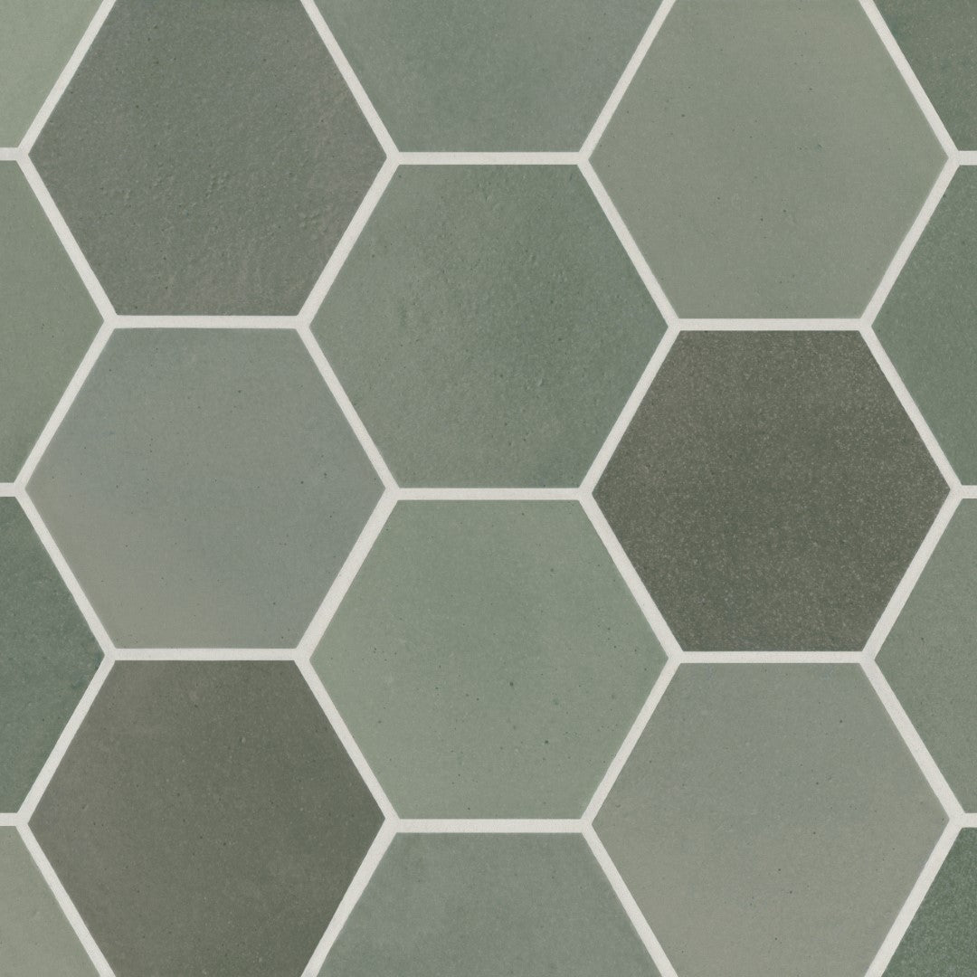 Bedrosians Celine 4" x 4.5" Matte Porcelain Hex Field Tile