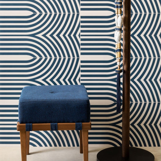 Decortiles-13-x-24-Elipse-Satin-Arched-Ceramic-Deco-Wall-Tile-Azul