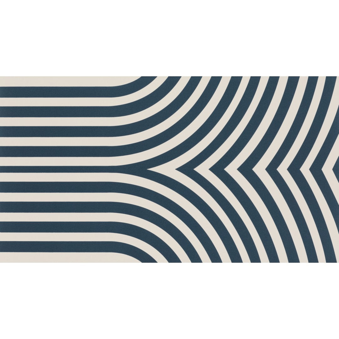 Decortiles 13" x 24" Elipse Satin Arched Ceramic Deco Wall Tile