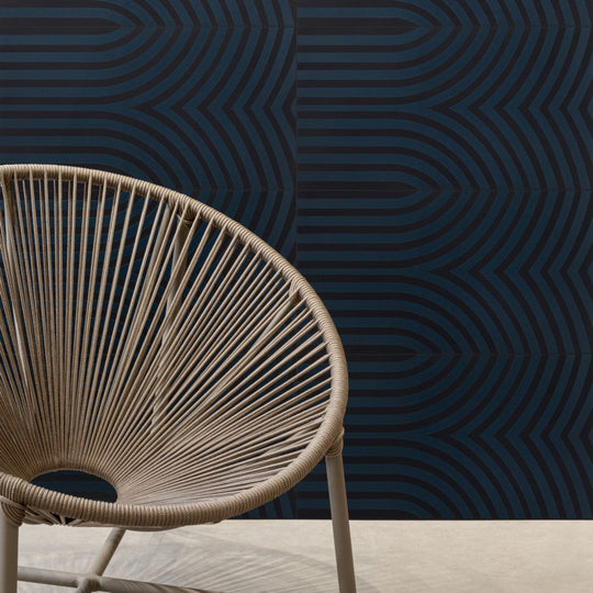 Decortiles-13-x-24-Elipse-Satin-Arched-Ceramic-Deco-Wall-Tile-Preto