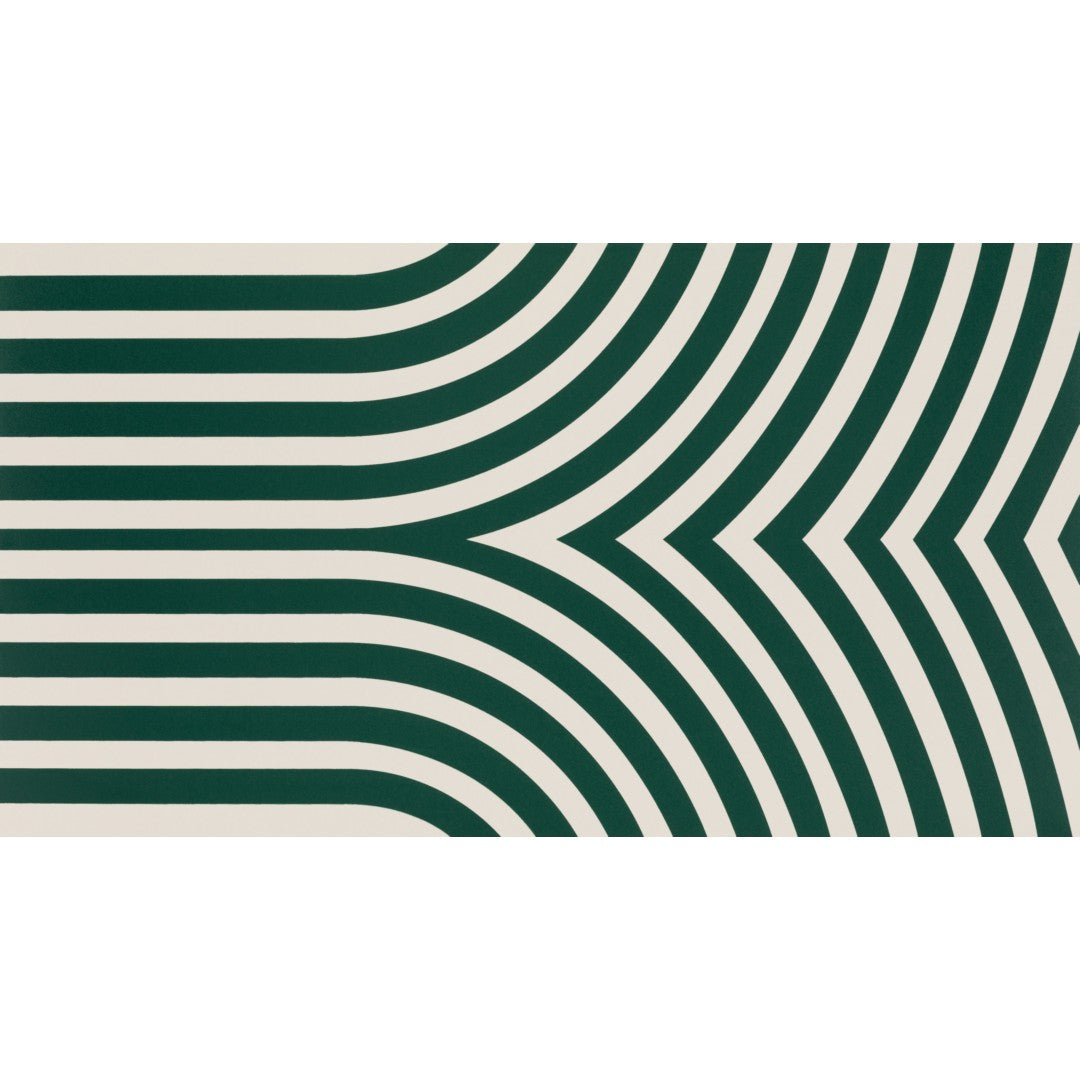 Decortiles 13" x 24" Elipse Satin Arched Ceramic Deco Wall Tile