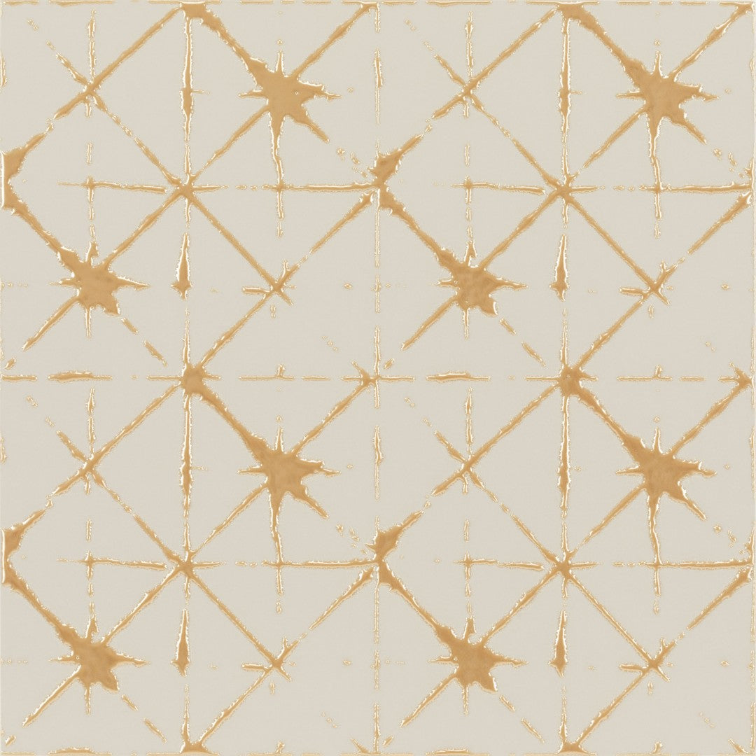 Decortiles 12" x 12" Fibra Satin Ceramic Deco Wall Tile