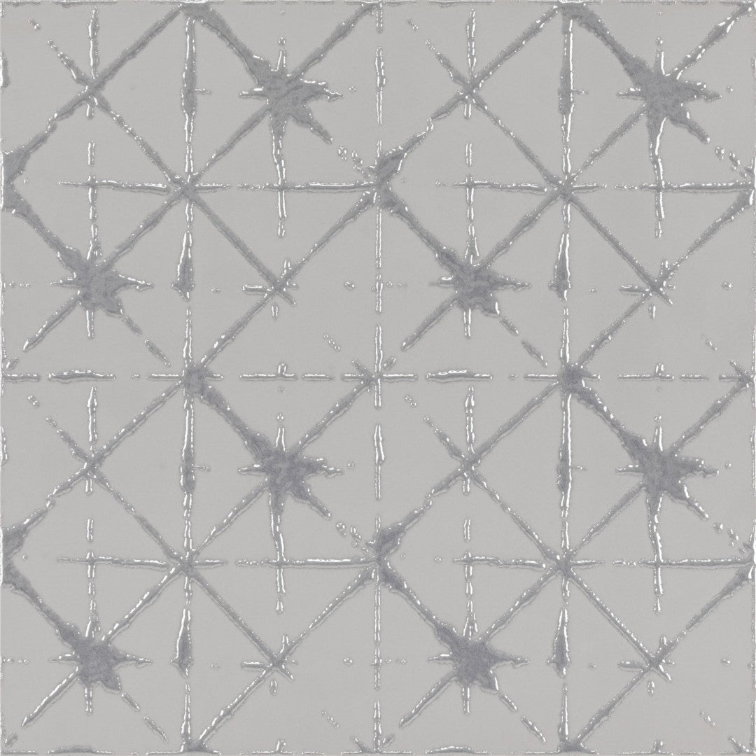 Decortiles 12" x 12" Fibra Satin Ceramic Deco Wall Tile