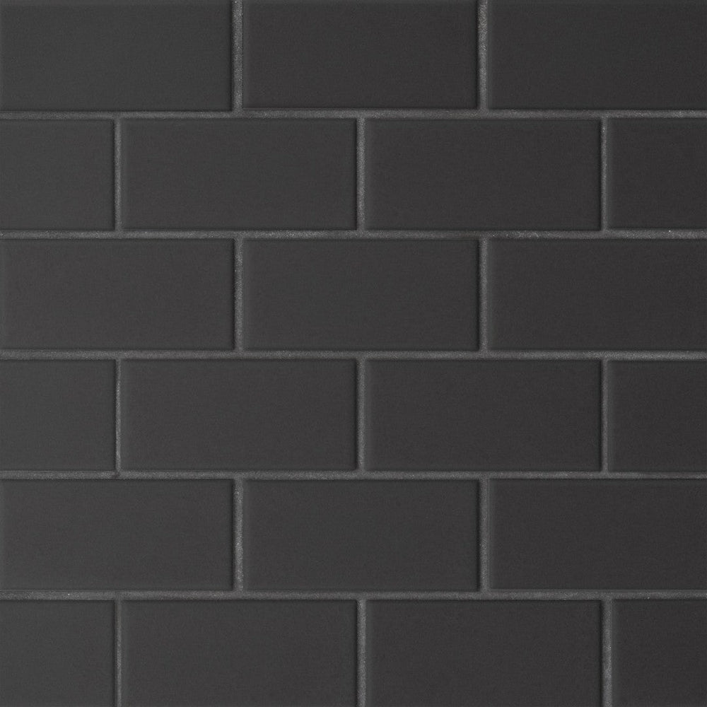 Bedrosians Le Cafe 11.44" x 11.63" Matte Porcelain Off Set Mesh Mount Mosaic