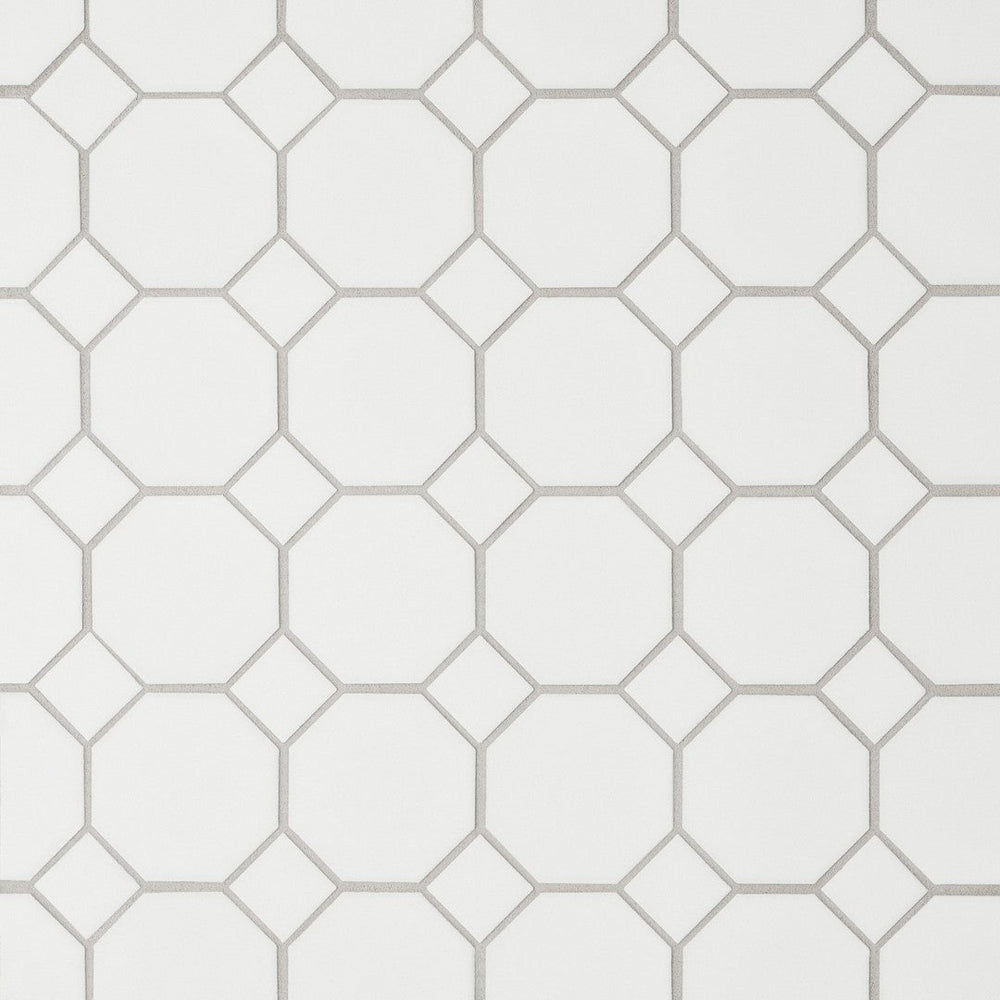 Bedrosians Le Cafe 11.63" x 11.63" Matte Porcelain Octagon Mosaic