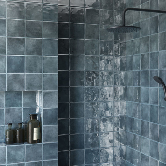 Decortiles-6-x-6-Marrakesh-Glossy-Undulated-Texture-Ceramic-Wall-Tile-Blue