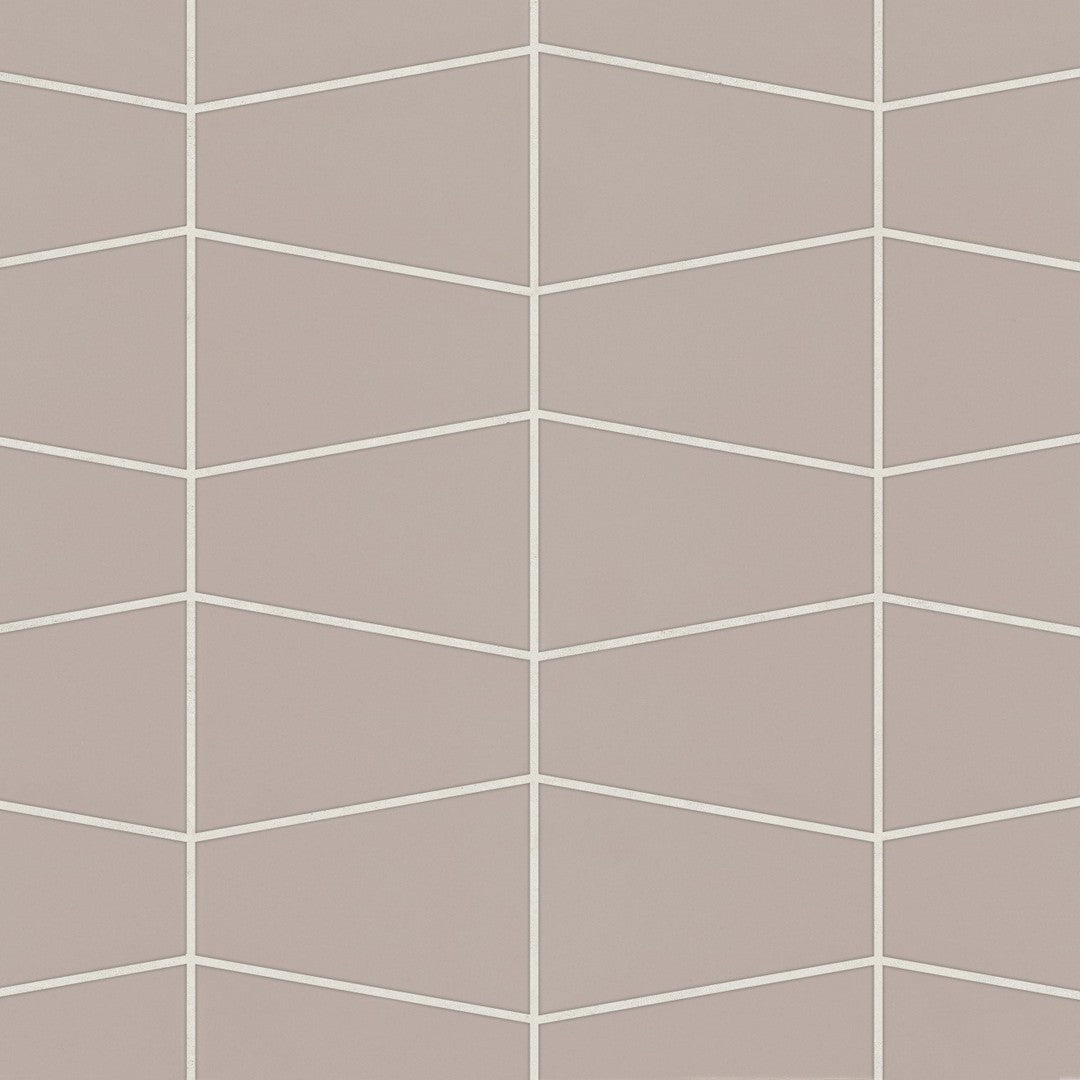 Bedrosians Marin 8.25" x 13" Trapezoid Matte Porcelain Mosaic