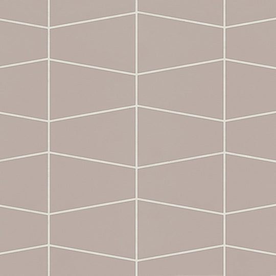 Bedrosians Marin 8.25" x 13" Trapezoid Matte Porcelain Mosaic