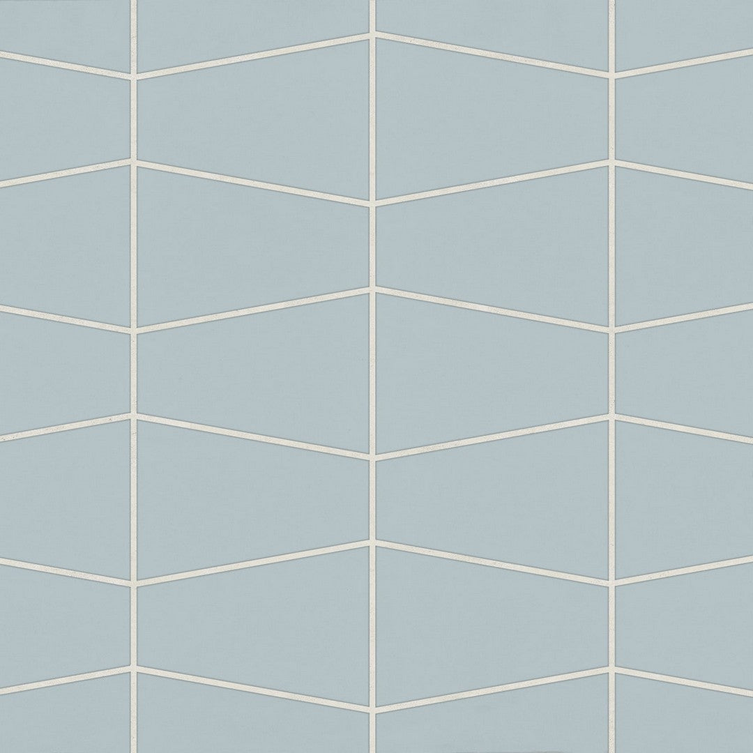 Bedrosians Marin 8.25" x 13" Trapezoid Matte Porcelain Mosaic