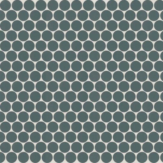 Bedrosians Marin 11.5" x 12.5" Penny Round Matte Porcelain .75" Mosaic