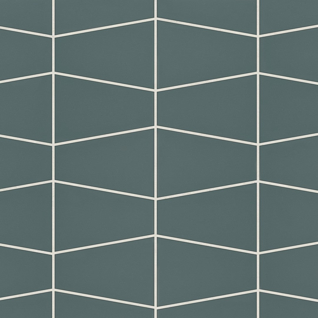 Bedrosians Marin 8.25" x 13" Trapezoid Matte Porcelain Mosaic