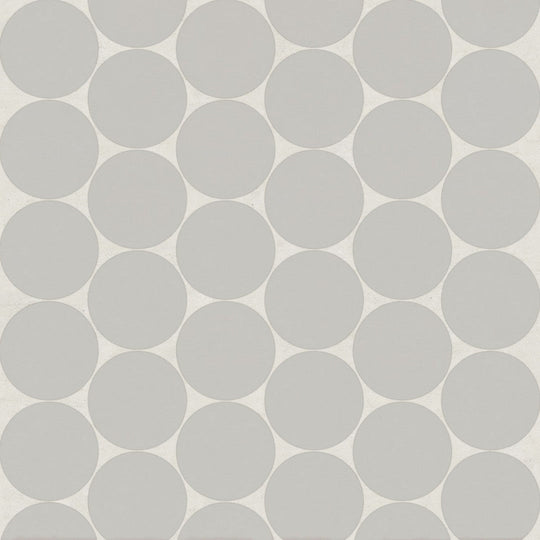 Bedrosians Marin 10.5" x 11.75" Penny Round Matte Porcelain 2" Mosaic