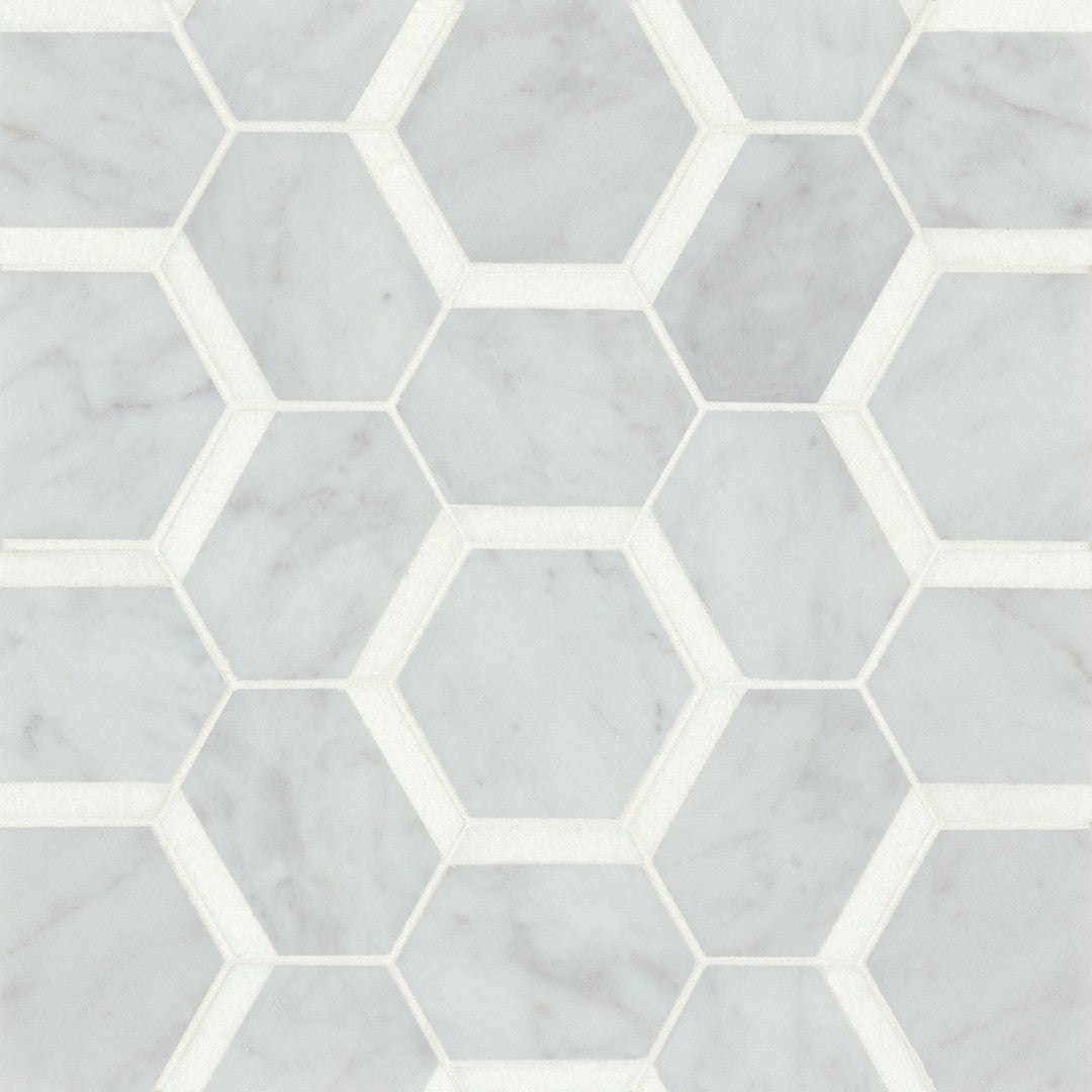 Bedrosians Matisse 10.5" x 12" Marble Blend Mosaic 4