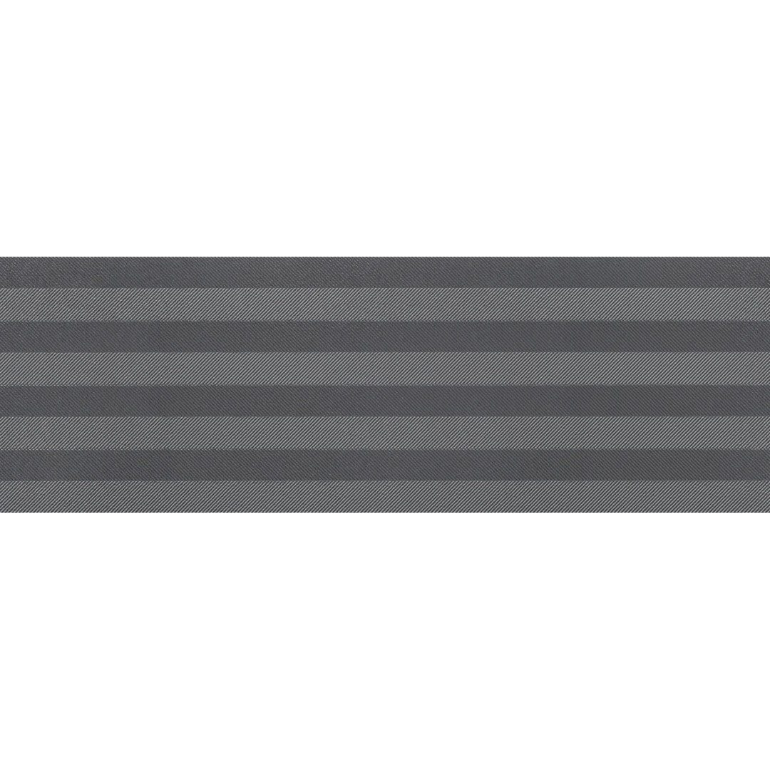 Decortiles 12" x 36" Metallics Wall Tile Line Linear Pattern Ceramic Deco Wall Tile