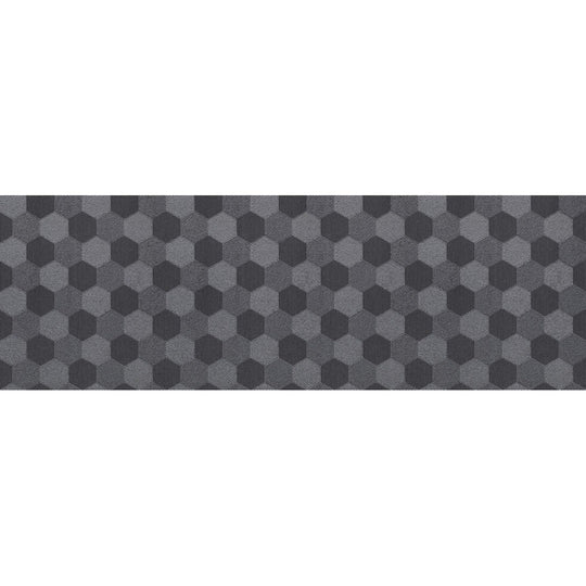 Decortiles 12" x 36" Metallics Wall Tile Six Hexagon Pattern Ceramic Deco Wall Tile