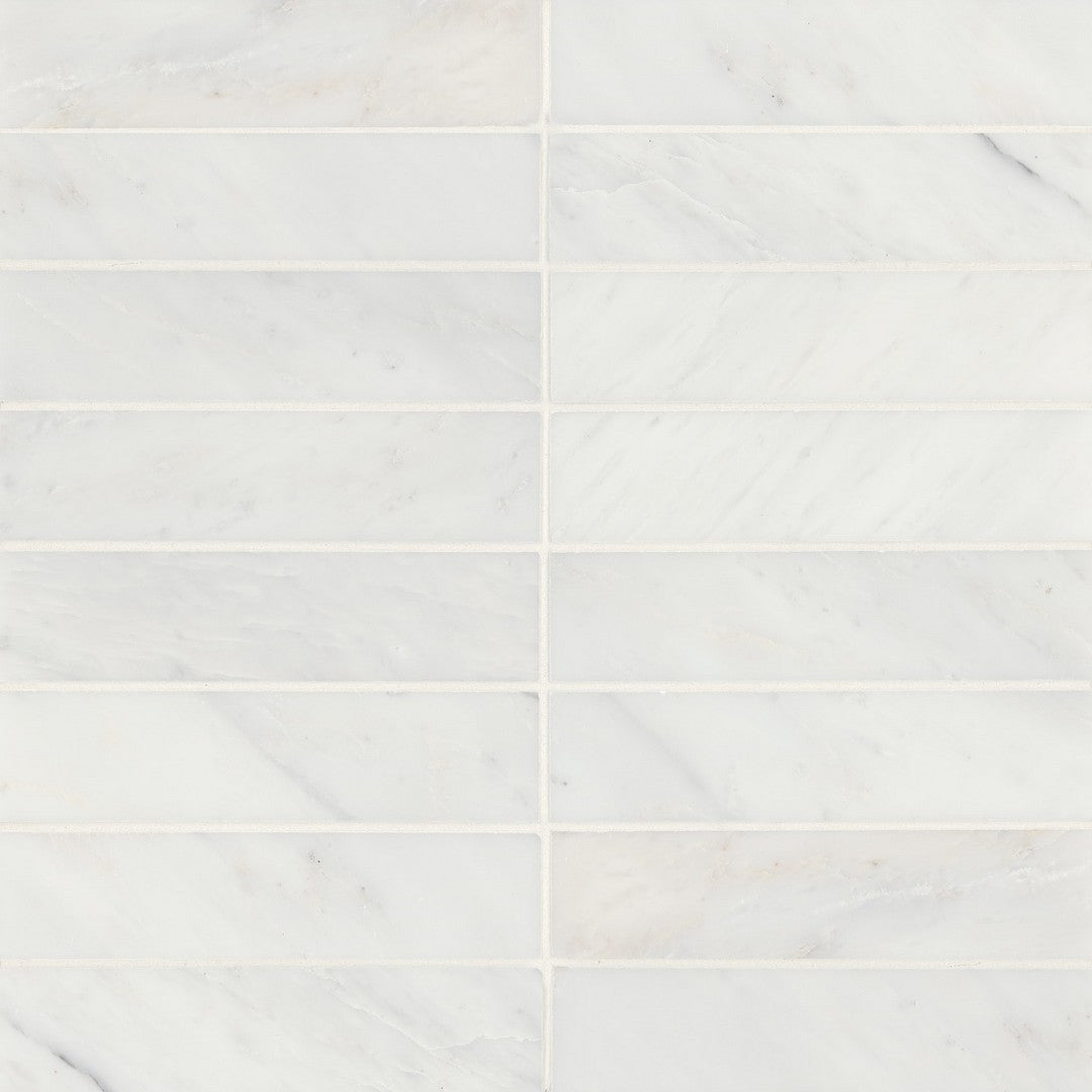 Bedrosians Monet 2" x 8" Honed Marble Decorative Tile