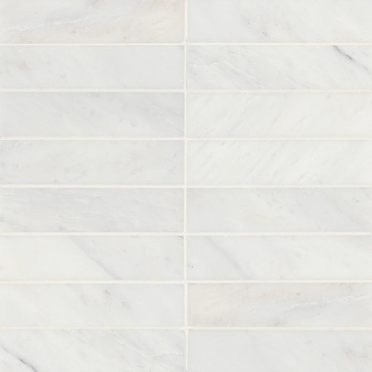 Bedrosians Monet 2" x 8" Honed Marble Decorative Tile