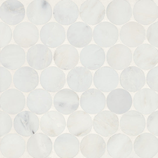 Bedrosians Monet 11.75" x 11.75" Honed Marble Mosaic Tile 10