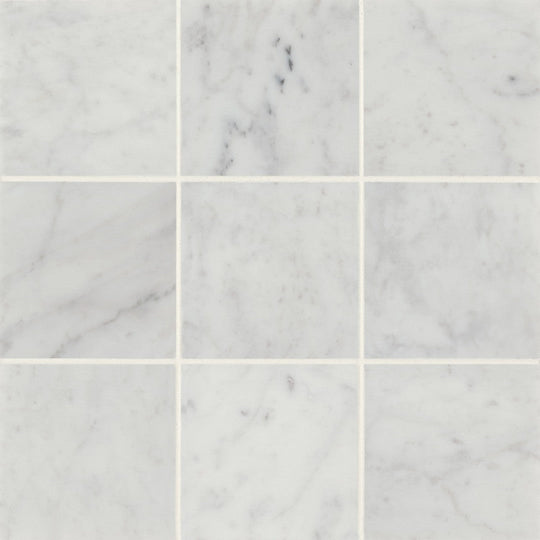 Bedrosians Monet 4" x 4" Honed Marble Decorative Tile