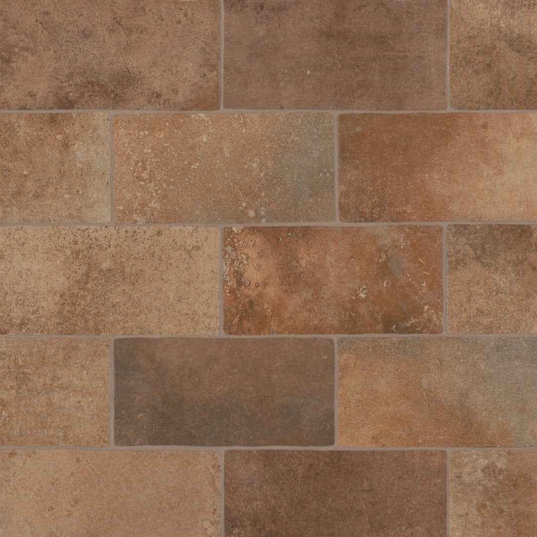 Bedrosians Montana 5" x 10" Matte Porcelain Brick Field Tile