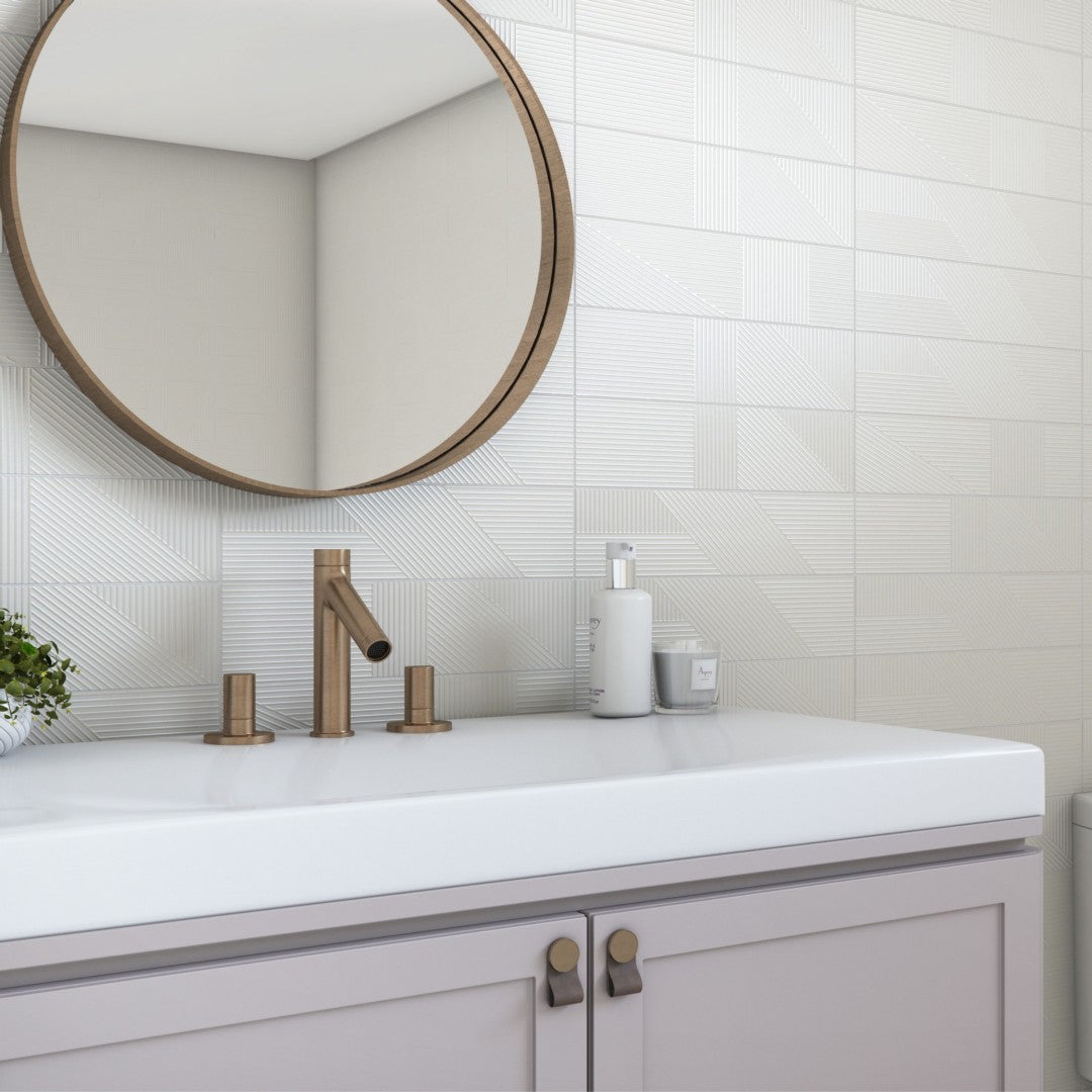 Decortiles-4-x-16-Natural-Glossy-Patch-Opera-Ceramic-Deco-Tile-Branco