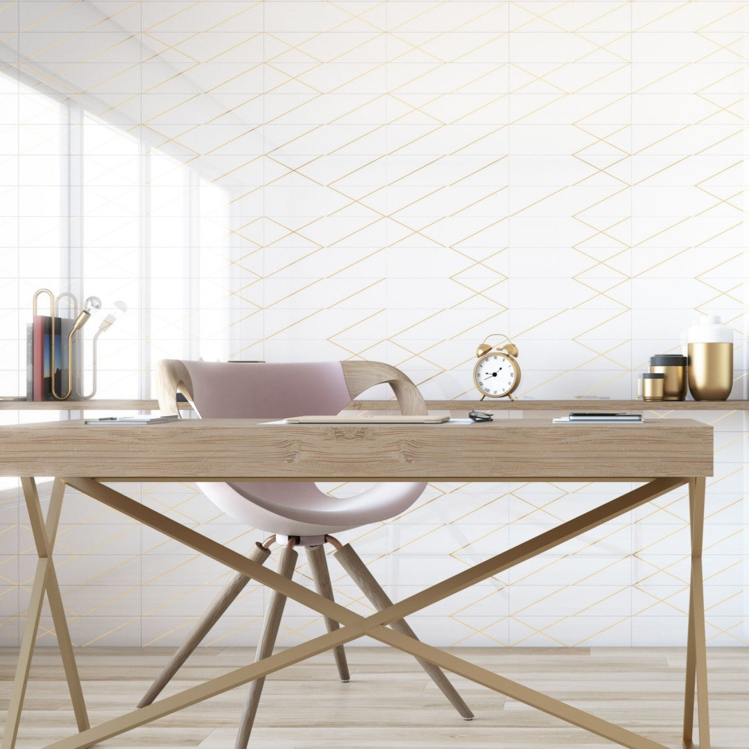 Decortiles-4-x-16-Natural-Glossy-Patch-Tribal-Ceramic-Deco-Tile-Branco