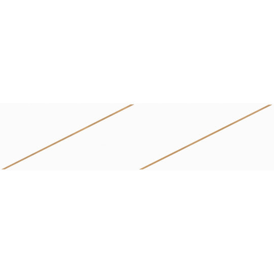 Decortiles 4" x 16" Natural Glossy Patch Tribal Ceramic Deco Tile