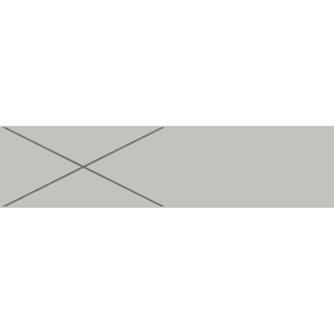 Decortiles 4" x 16" Natural Glossy Patch Tribal Ceramic Deco Tile