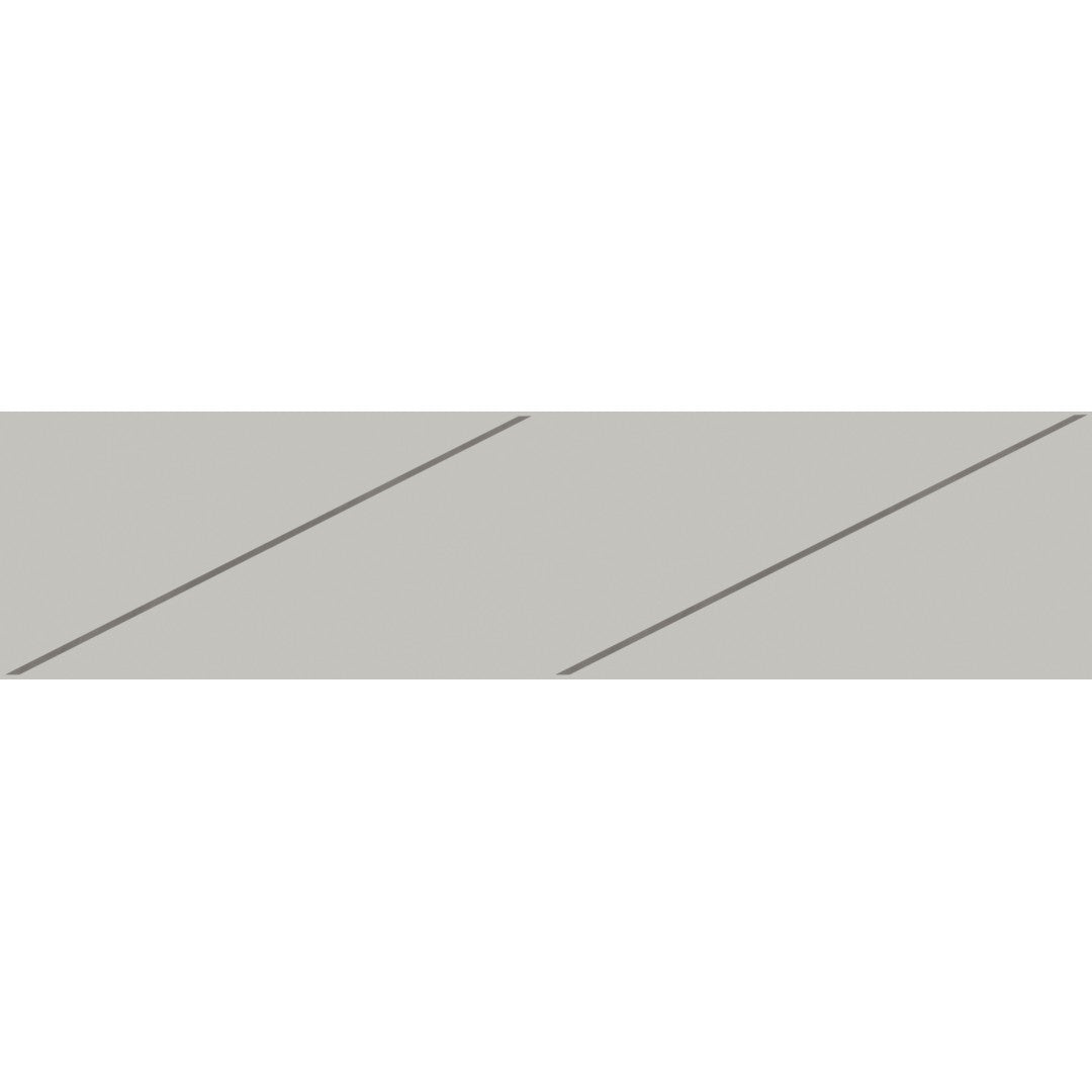 Decortiles 4" x 16" Natural Glossy Patch Tribal Ceramic Deco Tile