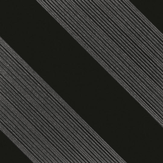 Decortiles 12" x 12" Outline Satin 1 Double Diagonal Pattern Ceramic Deco Wall Tile