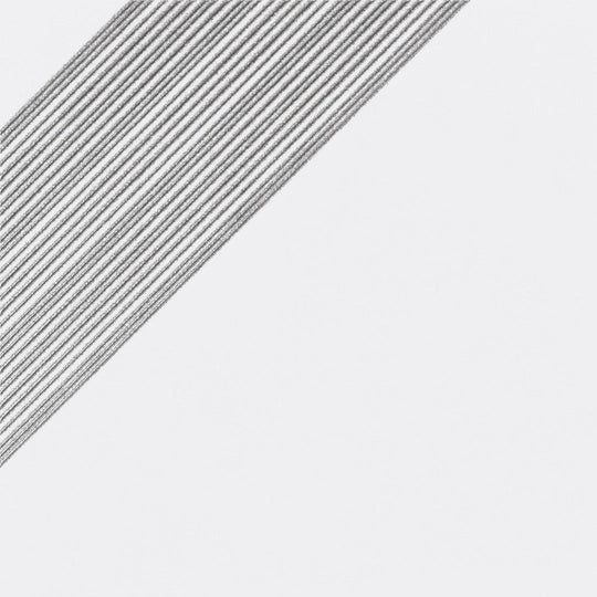 Decortiles 12" x 12" Outline Satin 3 Single Diagonal Pattern Ceramic Deco Wall Tile