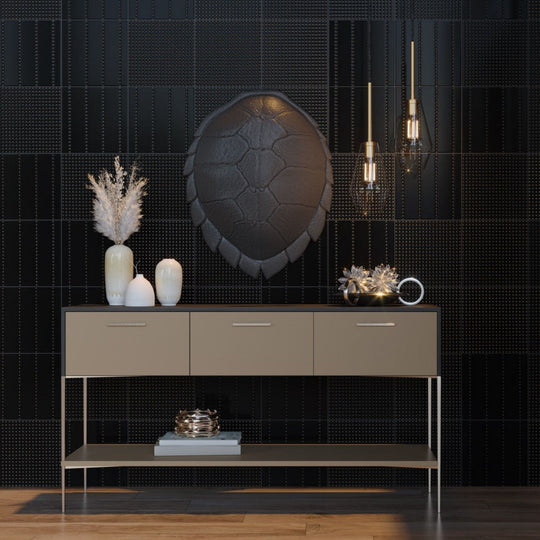 Decortiles-12-x-12-Pixel-Satin-1-Dot-Ceramic-Deco-Wall-Tile-Black