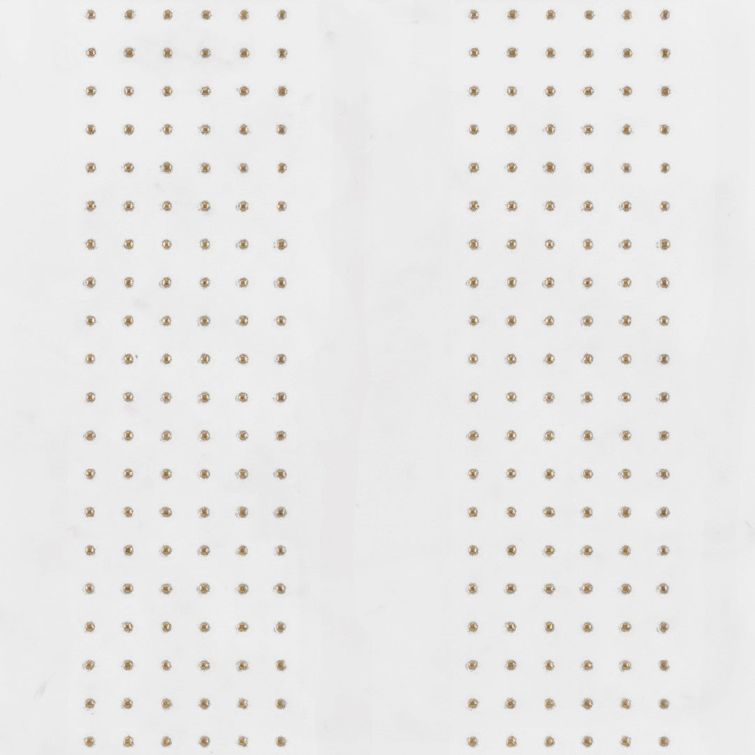 Decortiles 12" x 12" Pixel Satin 2 Wide Dot Stripes Ceramic Deco Wall Tile