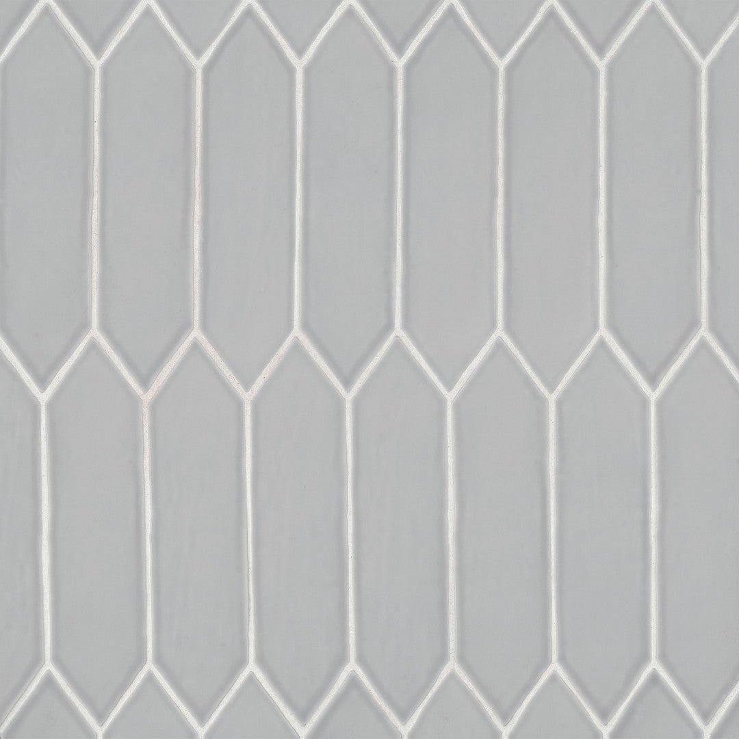 Bedrosians Reine 3" x 12" Picket Pattern Matte Ceramic Wall Tile