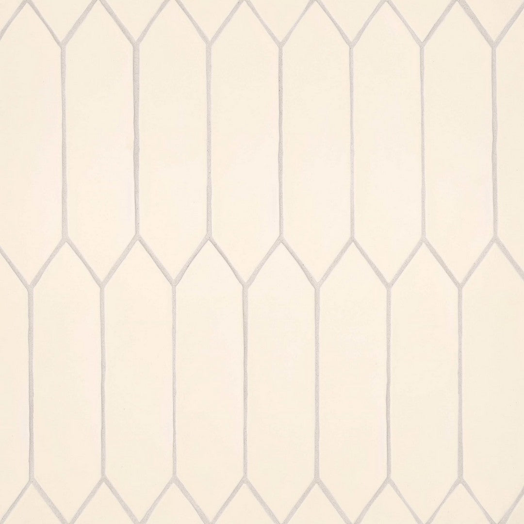 Bedrosians Reine 3" x 12" Picket Pattern Matte Ceramic Wall Tile