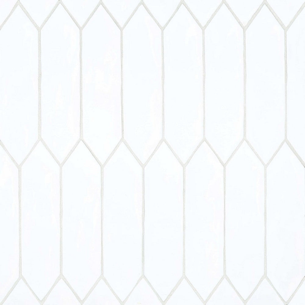 Bedrosians Reine 3" x 12" Picket Pattern Gloss Ceramic Wall Tile