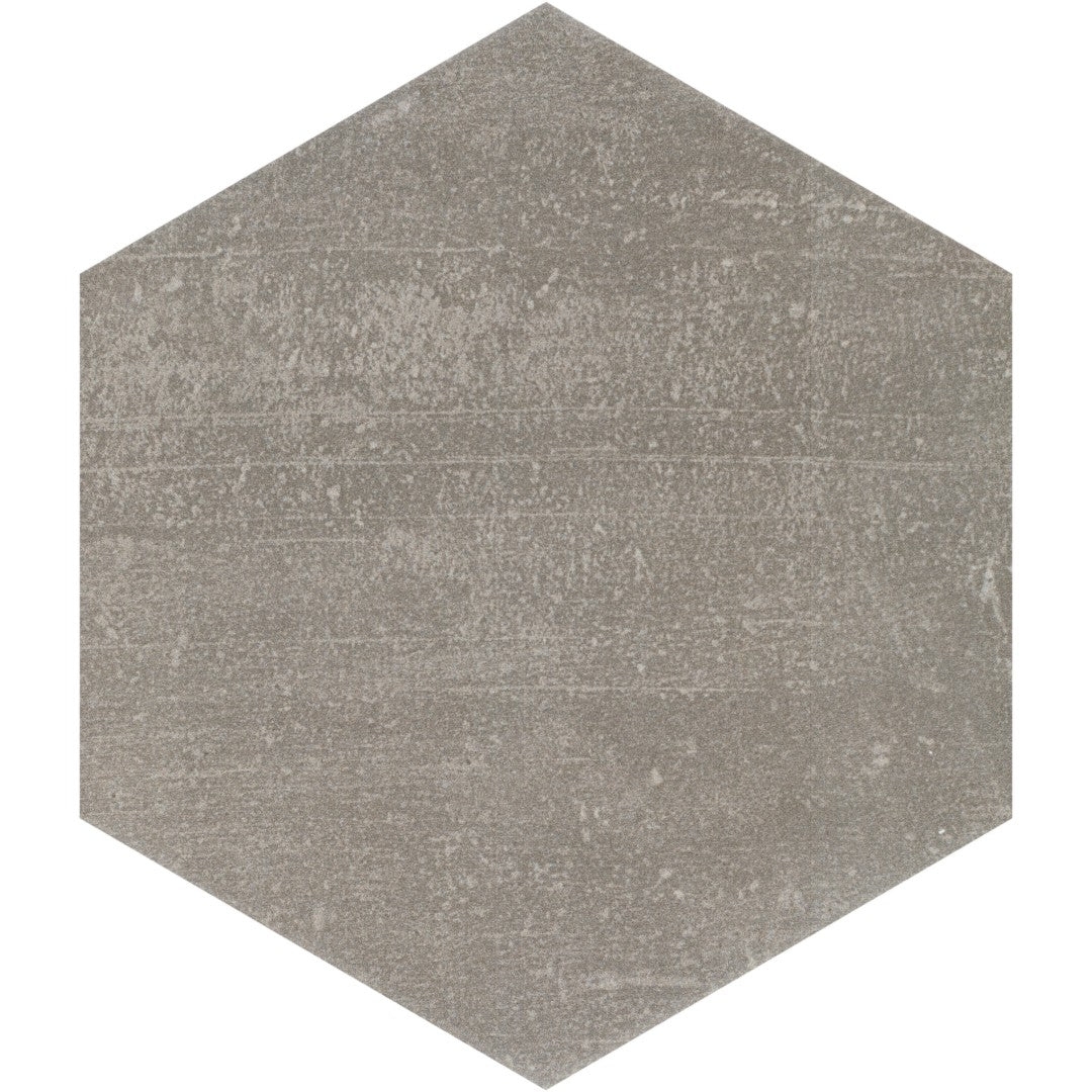 Decortiles 7" x 8" Sampa Hex Matte Porcelain Hexagon Tile
